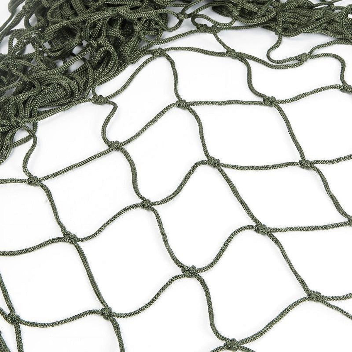 Nylon Mesh Breathable Outdoor Hammock | Portable Lightweight Camping, Hiking, Backyard Use | Strong Multi-Strand Tie Straps | 220lb Capacity | 106"x31" Large Size | Ventilated Design