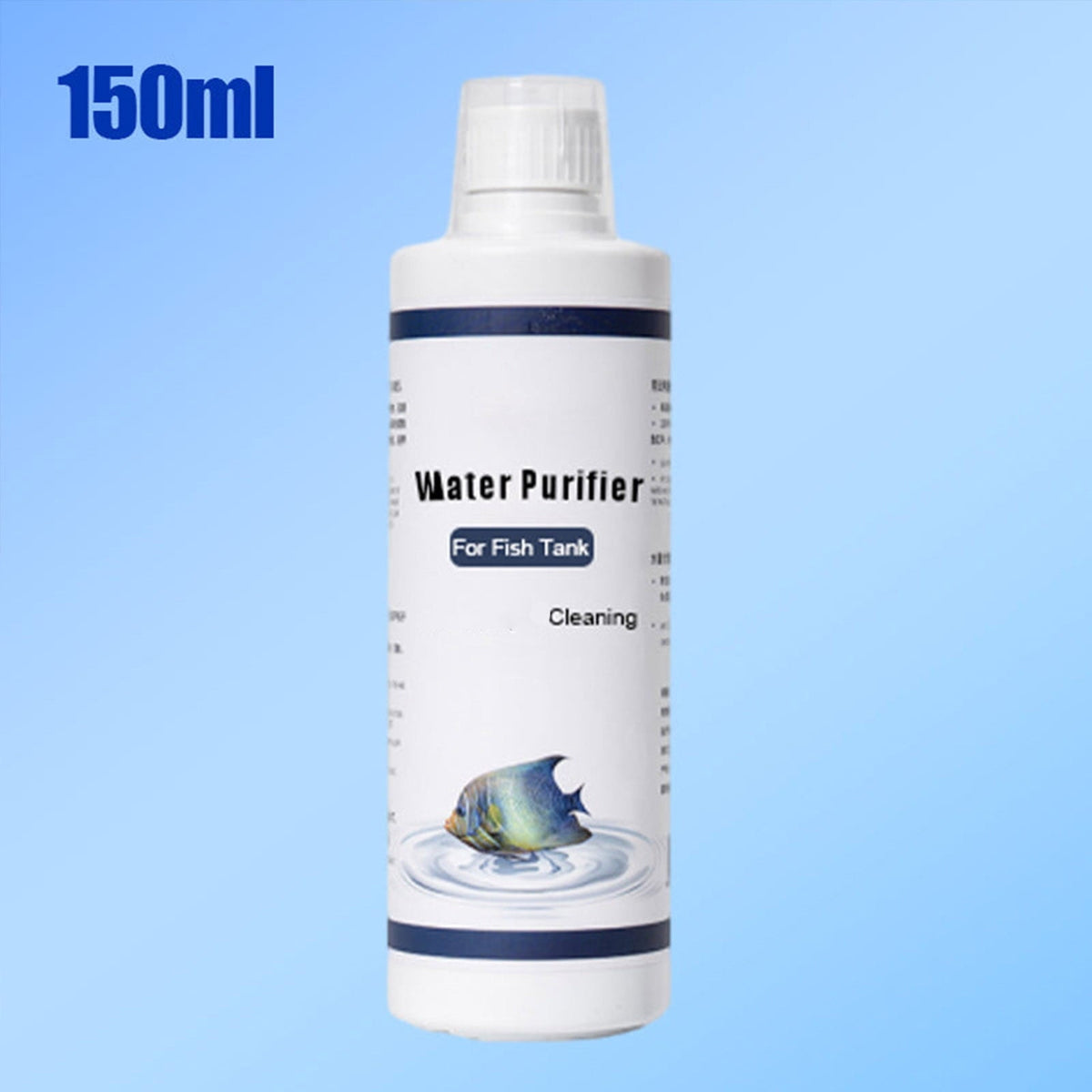Fish Tank Water Purifier Fish Water Purifier Cleaning Agent Water Purifier Water Quality Purifier Clarifying Agent Flocculant 150ml