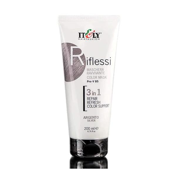IT&LY ITLY RIFLESSI COLOR RENEWAL MASK MASQUE - 6.76oz SILVER