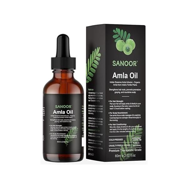 SANOOR® Rosemary Mint, Scalp Hair Growth Oil, Infused Biotin to Encourages | Healthier, Stronger & Long Strands All Type Texture Straight, Waves Chemically Treated Hairs