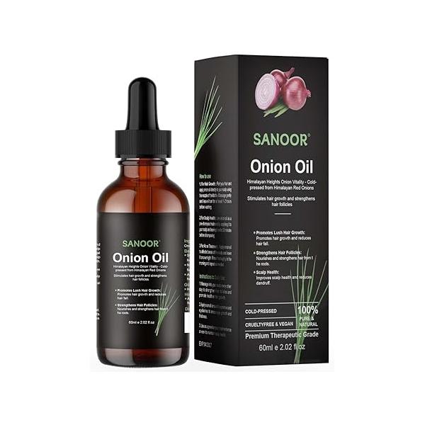 SANOOR® Rosemary Mint, Scalp Hair Growth Oil, Infused Biotin to Encourages | Healthier, Stronger & Long Strands All Type Texture Straight, Waves Chemically Treated Hairs