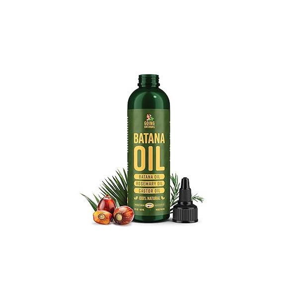 Premium Batana Oil for Hair Growth Blend - Raw from Honduras, Castor & Rosemary 100% Pure Natural For Thicker Stronger