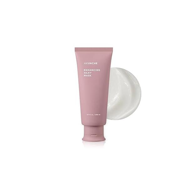 Enhancing Silky Hair Mask 6.7 fl oz (200ml) [For Dyed & Damaged Hair] | Nourishing Smoothing Deep Conditioner with Camellia Oil Korean Salon Brand