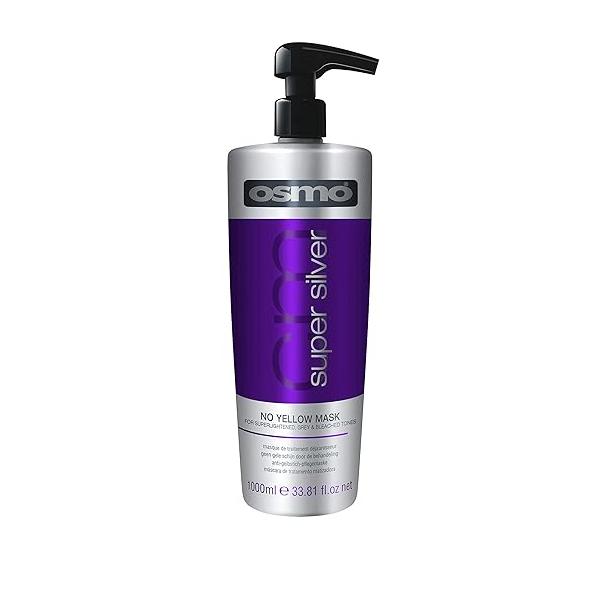 Osmo - Super Silver No Yellow Mask for Lightened Grey and Bleached Tones Formula, 1000 ml