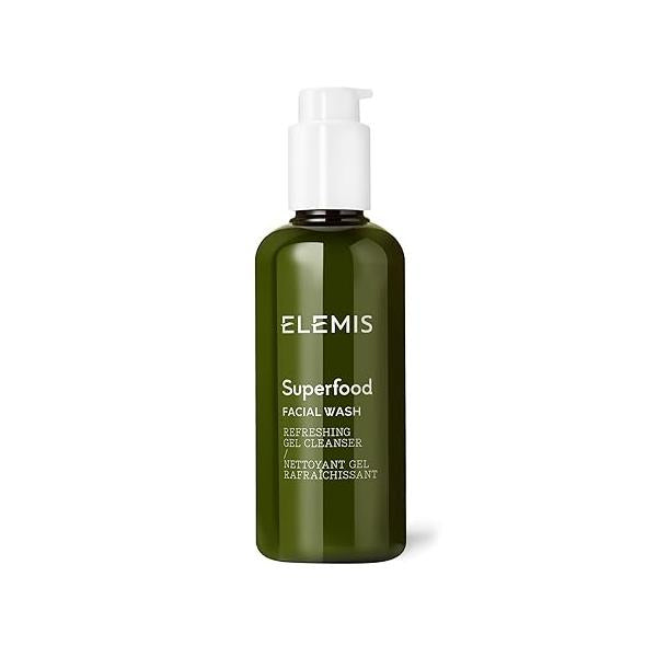 ELEMIS Superfood Facial Wash | Revitalizing Daily Prebiotic Gel Gently Cleanses, Nourishes, and Balances Skin for a Fresh, Glowing Complexion